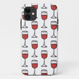 Coque iphone Motif Red Wineglass