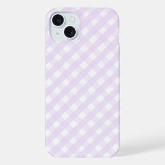 Motif sans couture à carreaux gingham lilas peint