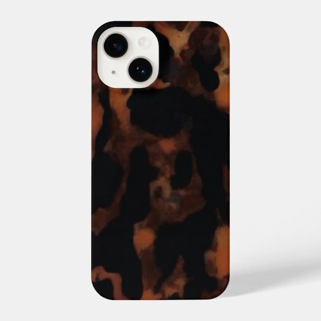 Coque iPhone Motif sans fil Tortoiseshell, Chic TortoiseShell (Verso)