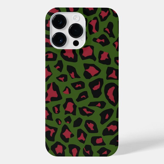 Coque iPhone Motif sans voile Leopard (Verso)