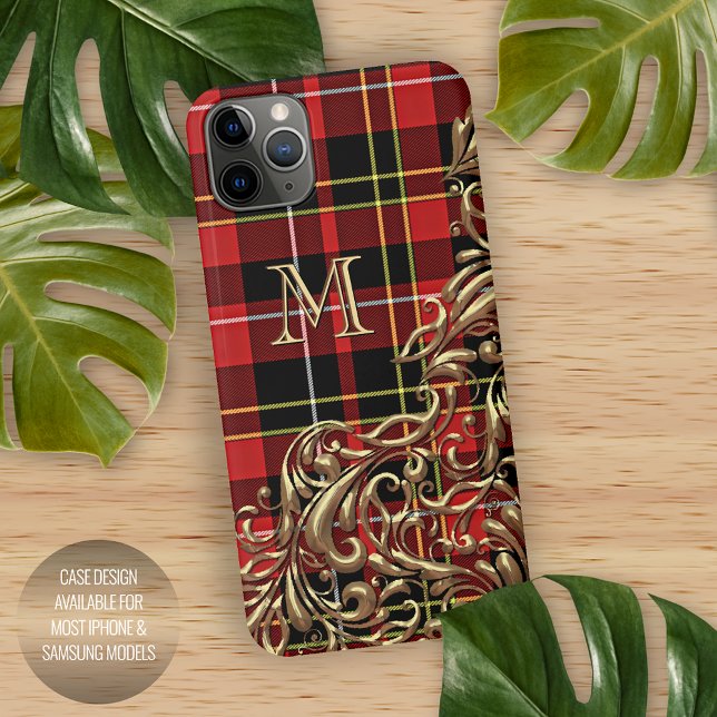Coque iPhone Motif traditionnel écossais traditionnel personnal (Créateur téléchargé)