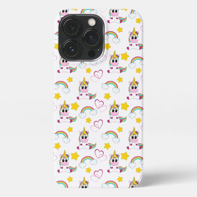 Coque iPhone Motif Unicorn (Verso)