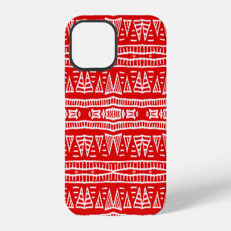 Coque iPhone 12 Motifs ethniques tribaux à rayures