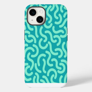 Coque Pour iPhone 14 Motifs sans fin à lignes arrondies