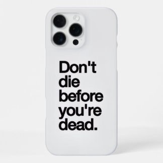 Coque iPhone 16 Pro Max Motivational Quote iPhone16 Case