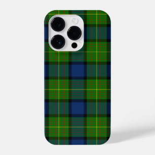 Coque Pour iPhone 14 Plus Muir Moore écossais vert bleu plaid