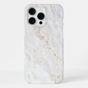 Coque iPhone 16 Pro Max Mur de marbre blanc texturé