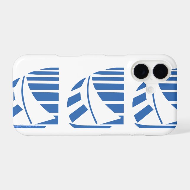 Coque iphone Nautical Racing Boats (Verso (Horizontal))