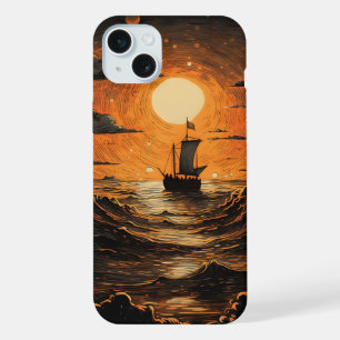 Navire naviguant la nuit