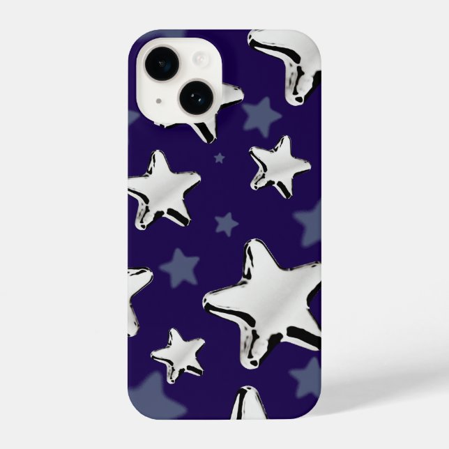 Coque iPhone navy bleu phone case (Verso)