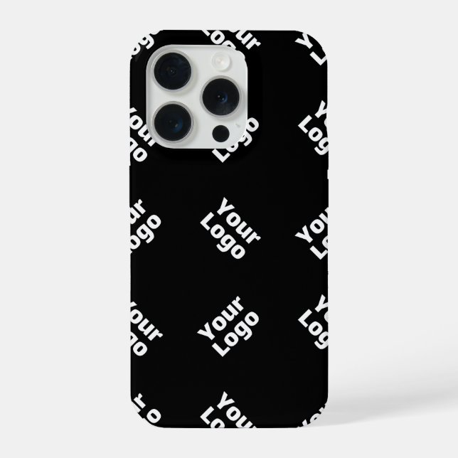 Coque iPhone N'importe quel logo ou image téléchargée | Motif d (Verso)