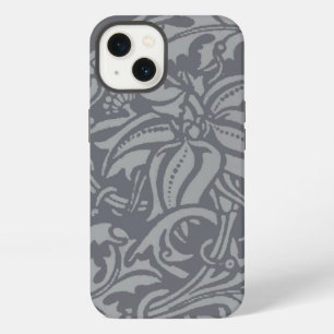 Etui iPhone 13 Nœud de chardon écossais de style William Morris