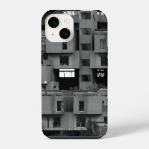 Coque Pour iPhone 14 Noir et Blanc Architectural