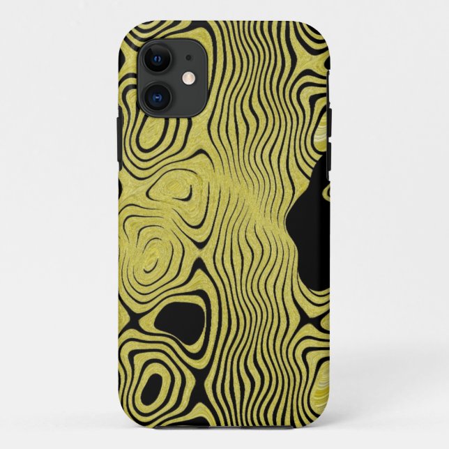 coque iphone noir et or (Dos)