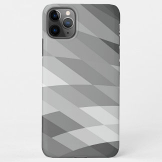 Coque iPhone 11Pro Max Noir, Gris, Blanc Géométrique Abstrait