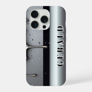 ✨ Nom personnalisé Chrome Flow Liquide Métal Goutt