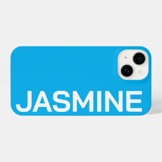 Coque Pour iPhone 14 Nom personnalisé Simple Monogramme minimal Moderne