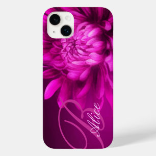 Coque iphone nommé de mauve de chrysanthème