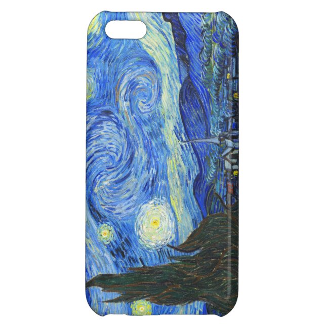 Coque iPhone Nuit étoilée par Vincent van Gogh (Dos)