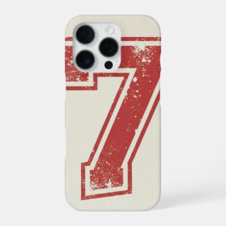 Coque iPhone 16 Pro numéro sept chanceux