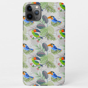 Coque iPhone 11Pro Max Oiseau Toucan mignon, Motif de tous les jours, Aqu