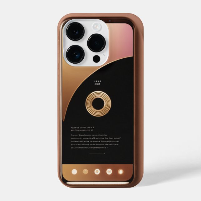 Coque iPhone OpulentShield : pour l'apparence d'élite (Verso)
