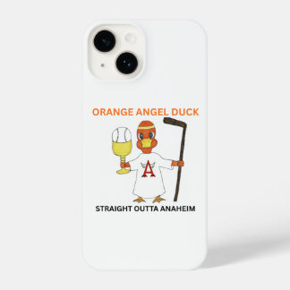 Coque Pour iPhone 14 Orange Angel Duck Iphone 14 slim fit case