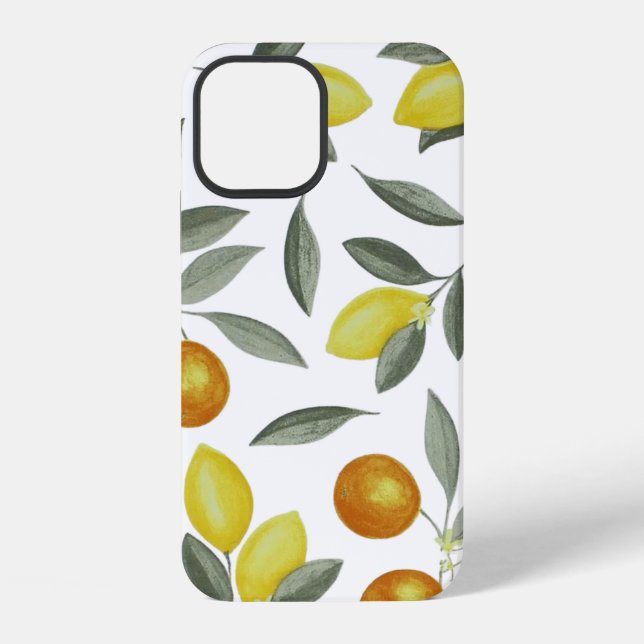 Coque iPhone Oranges et citrons (Verso)