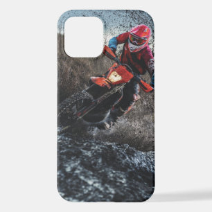 Coque iPhone 12 oreiller de motocross