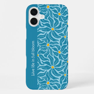 Coque iPhone 16 Plus Organic floral personal motto