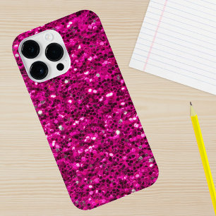 Paillettes rose chaud fausses