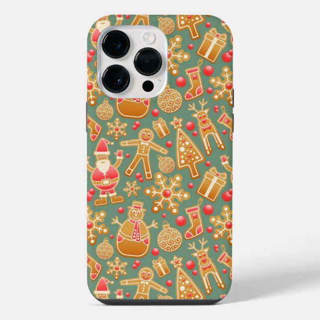 Coque iPhone Pain d'épices/biscuits/Noël (Verso)