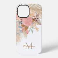 Pampas personnalisé Grass Blush Rose Floral