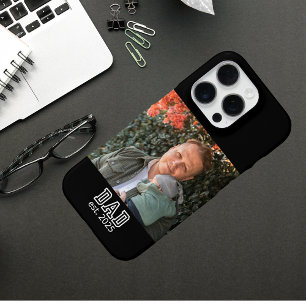 Coque iPhone 16 Pro Papa a établi une photo personnalisée de l'année p