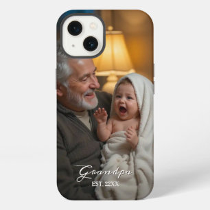 Etui iPhone 13 Papapa minimaliste EST Photo personnalisée 