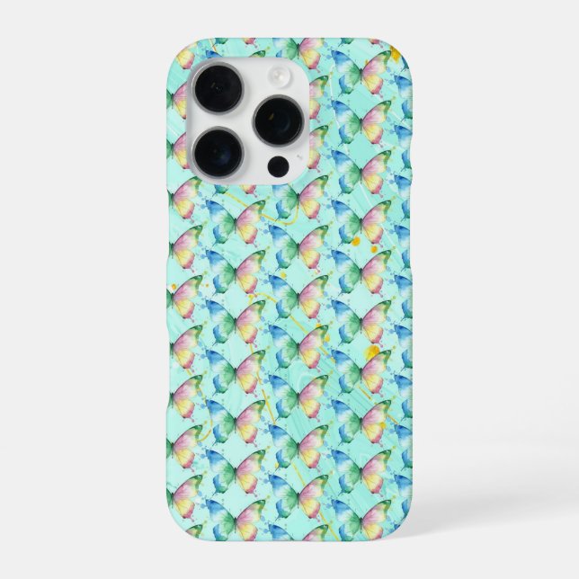 Coque iPhone Papillon (Verso)