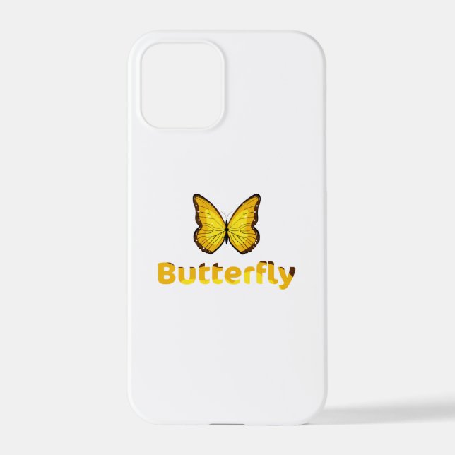 Coque iPhone Papillon (Verso)