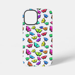 Coque iPhone 12 Mini Papillon arc-en-ciel