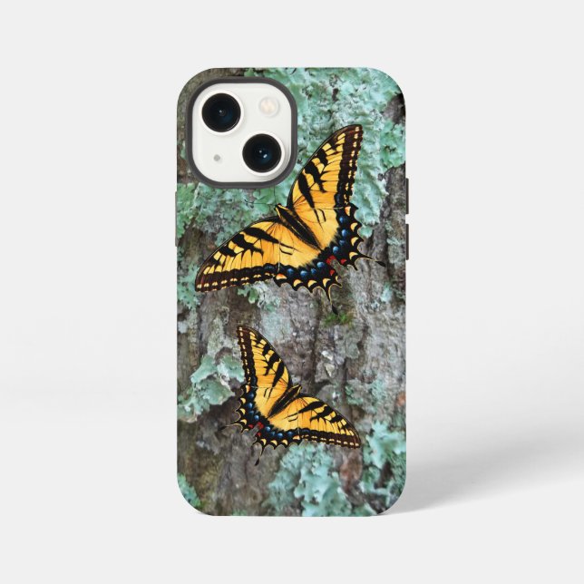 Coque iPhone Papillon de queue de tigre (Verso)