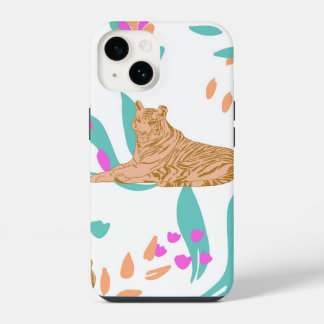 Coque Pour iPhone 14 Parade du tigre