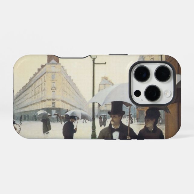 Coque iPhone Paris Street Rainy Day (Verso Horizontal)