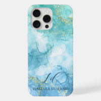 Parties scintillant d'encre couleur bleu turquoise