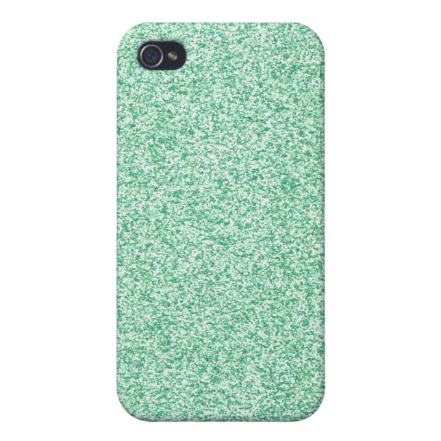 Coque iPhone Parties scintillantes vertes en pastel (Dos)