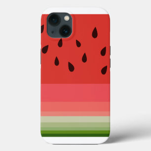 Etui iPhone 13 Pastèque juteuse délicieuse mûre avec motif de gra