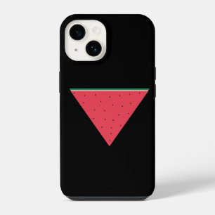 Coque Pour iPhone 14 Pastèque sur résistance du triangle rouge inversé