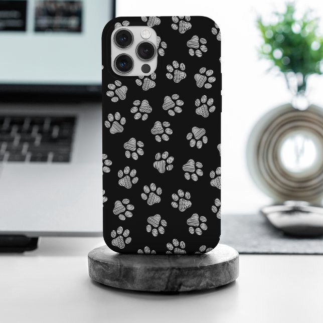 Coque iPhone Patrouilles de Doodle, Paws de Chien, Paws Blanche (Créateur téléchargé)