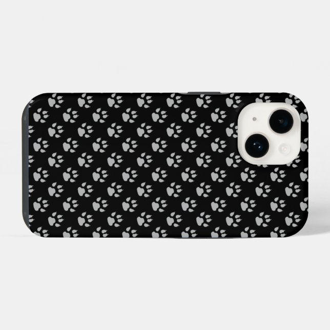 Coque iPhone pattes de chien (Verso Horizontal)