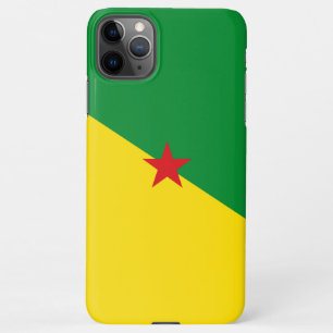 Coque iPhone 11Pro Max Pavillon de la Guyane Française