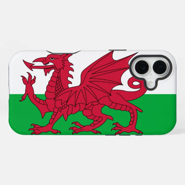 Coque iPhone Pays de Galles (Verso Horizontal)