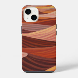 Coque Pour iPhone 14 Paysage Désertique Chaud - Impression d'Art Scéniq